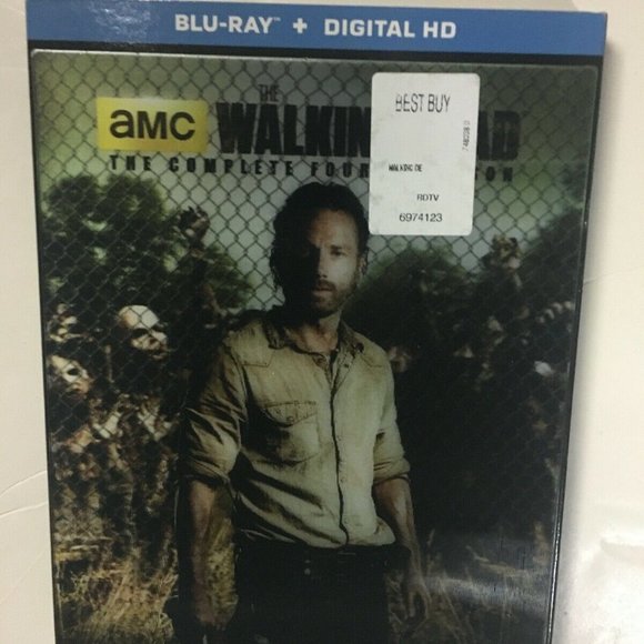 amc Other - The Walking Dead: Season 4 [Blu-ray + Digital HD Ultraviolet Copy] Brand New